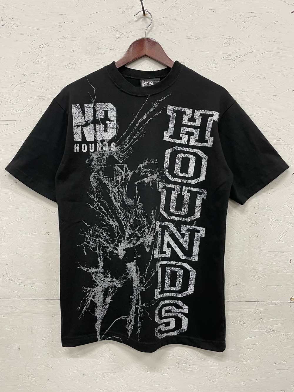 Vintage Y2K Impact Merchandising ND Hounds Shirt, Size S, Like New